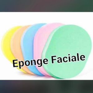 EPONGE SOINS DE VISAGE POUR GOMMAGE 2PIECES